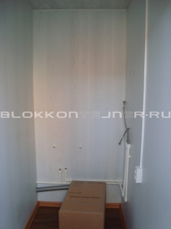 Блок-контейнер 6м туалет с двускатной кровлей, г.Липецк в Майском